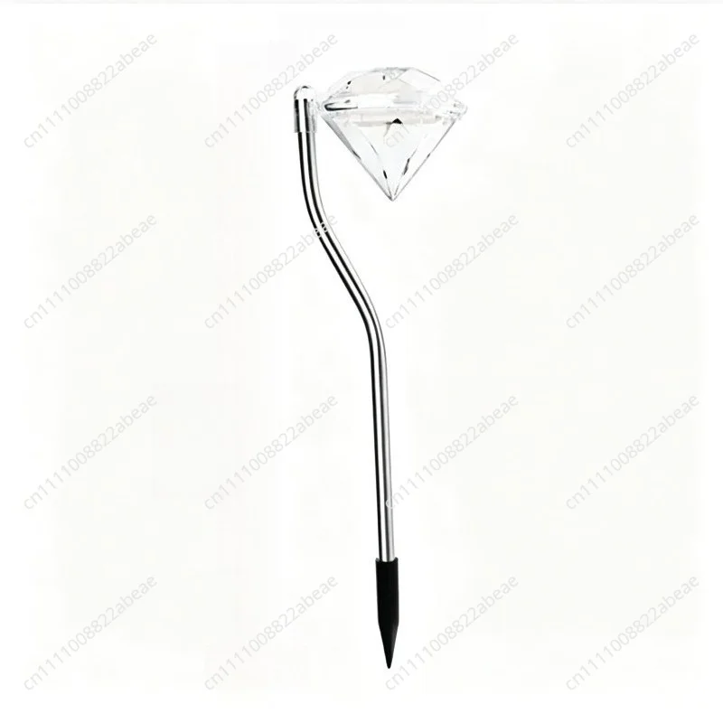New LED Solar Diamond Lawn Light Outdoor Rainproof Courtyard Villa Garden Decorative Atmosphere Plug in Light