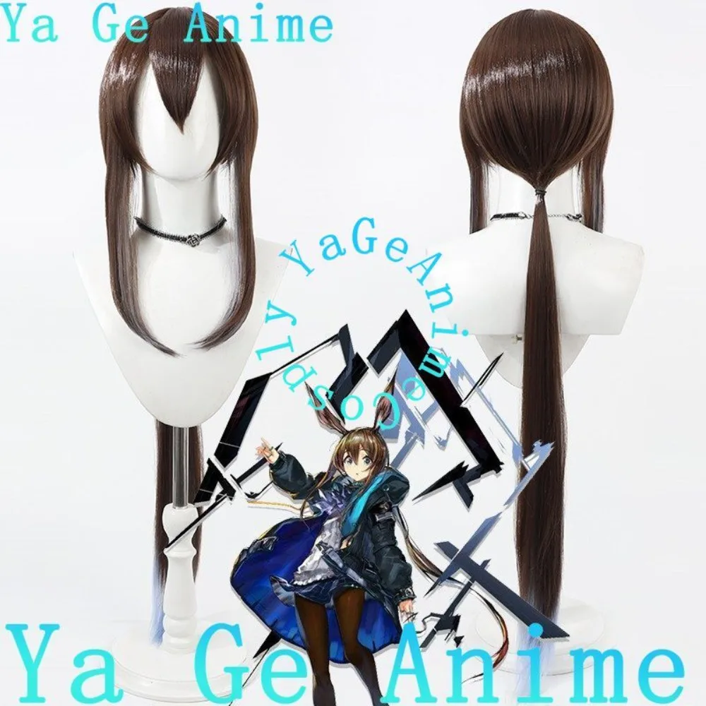 

Парик и уши для косплея Амии (5-звездочная операторка) из Arknights, для аниме, игр, Хэллоуина, карнавала, вечеринок, синтетические, термостойкие