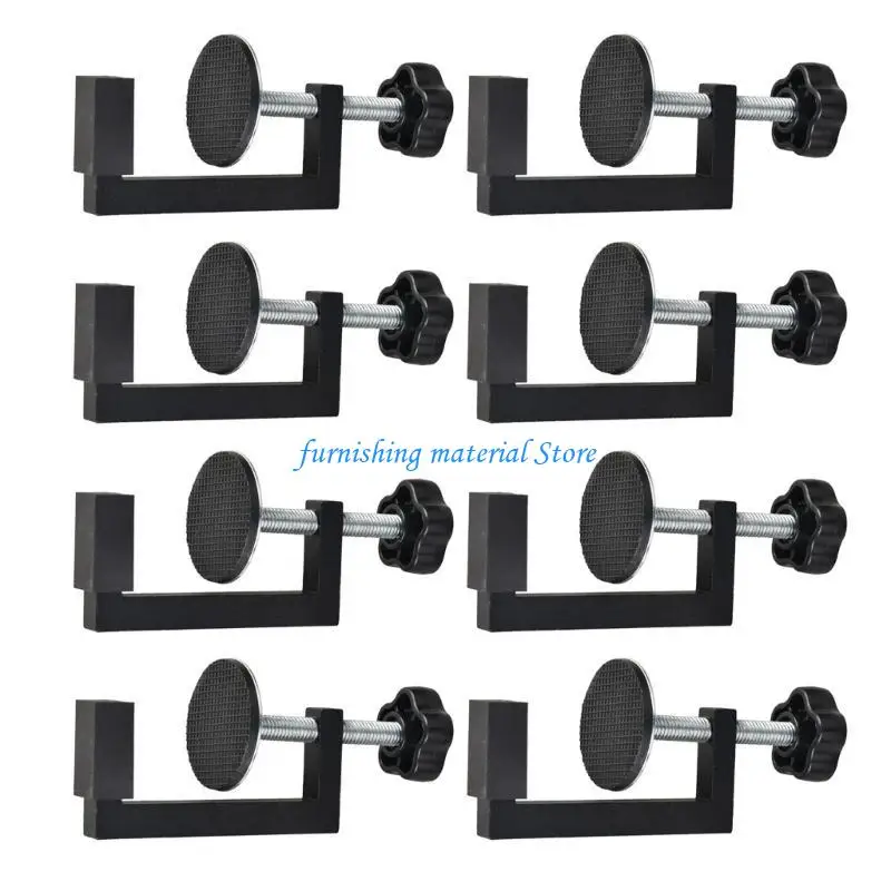 

Y5GD Set Of 8 Multifunctional C Clamps With Anti Scratch Rubber Pads For Woodworkers And Welders Construction Woodwork Tasks