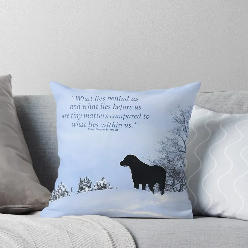 

Within Us - Black Labrador Throw Pillow sleeping pillows Elastic Cover For Sofa Cushions Home Decor pillow