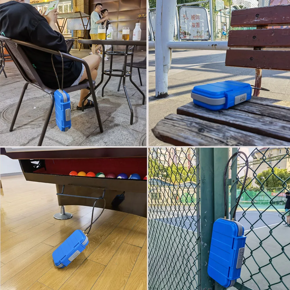 Waterproof Dry Box Protective Micro Case Lockable Travel Safe Airtight Tackle Organization with Steel Shackle