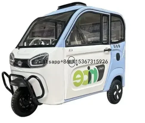 

Fully Enclosed 2 Doors Commercial Electric Tricycle for Passengers 3 Wheeler Electric Vehicles for Adults