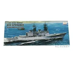 MiniHobby 80913 1/700 USS SPRUANCE Destroyer Battleship Model Kit With Motor TH07970-SMT2