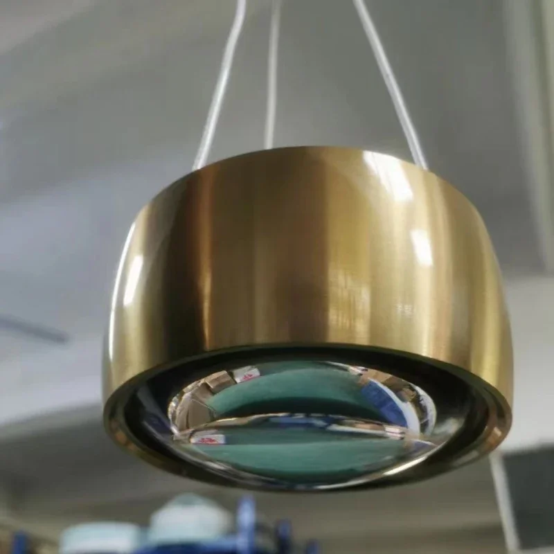 

Современный регулируемый подвесной золотой светодиодный подвесной светильник для кухни, острова, столовой, можно сканировать вручную