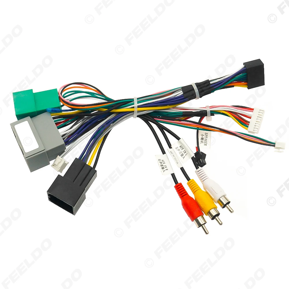 Car 16pin Power Cord Wiring Harness Adapter For Chevrolet Orlando/Cavalier (18-23) Installation Head Unit