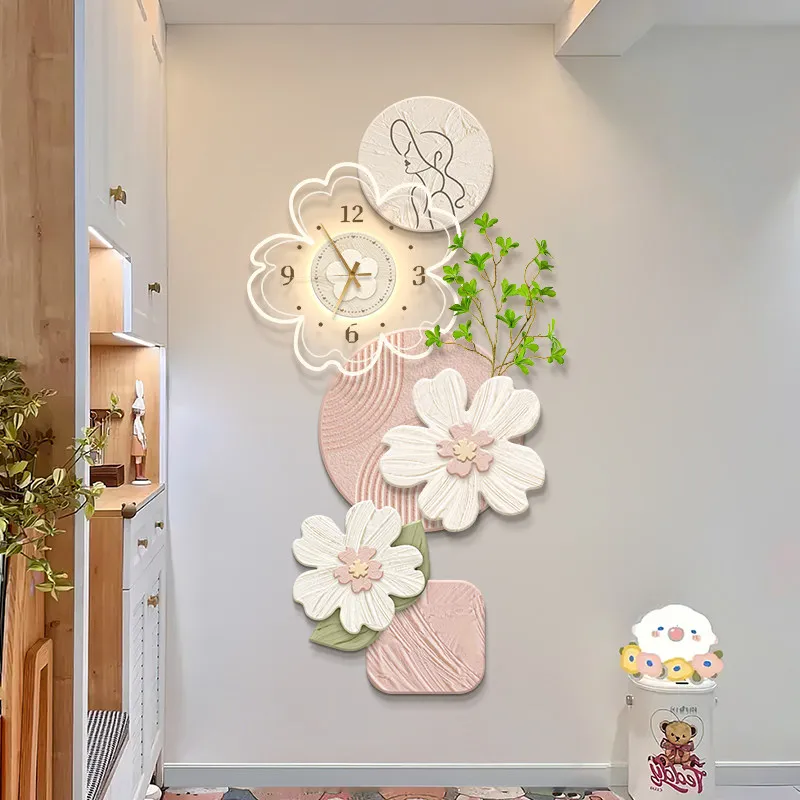 Led Digital Wall Clocks Living Room Luxury Modern Creative Bedrooms Design Wall Watch Restaurant Reloj De Pared Home Decoration