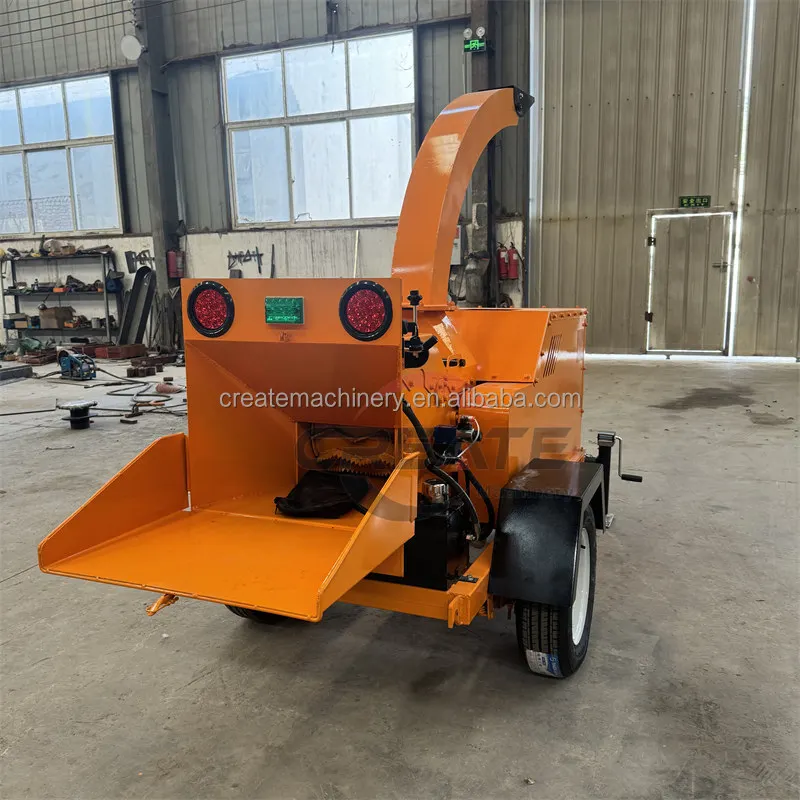 【2026】حار بيع آلة تقطيع أوراق النخيل D-الديزل كسارة الخشب سجلات التقطيع آلة تقطيع الخشب فرع شجرة التقطيع