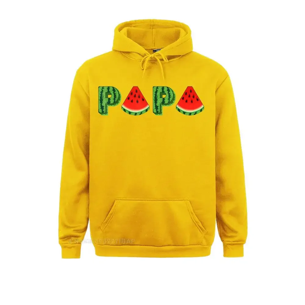 Papa Watermelon Funny Summer Melon Fruit Cool Shirt KpopUnique Long Sleeve Hoodies Latest Clothes Adult Sweatshirts