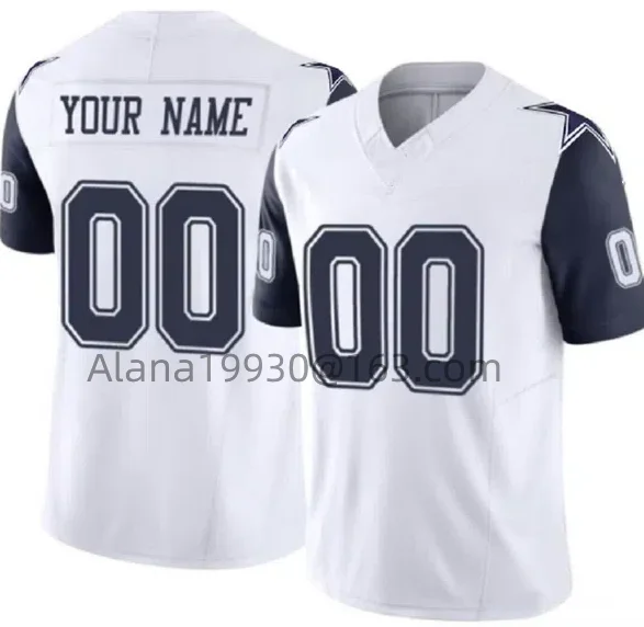 Custom #11 Micah Parsons #88 CeeDee Lamb #4 Dak Prescott #15 Ezekiel Elliott #19 Trey Lance Jersey