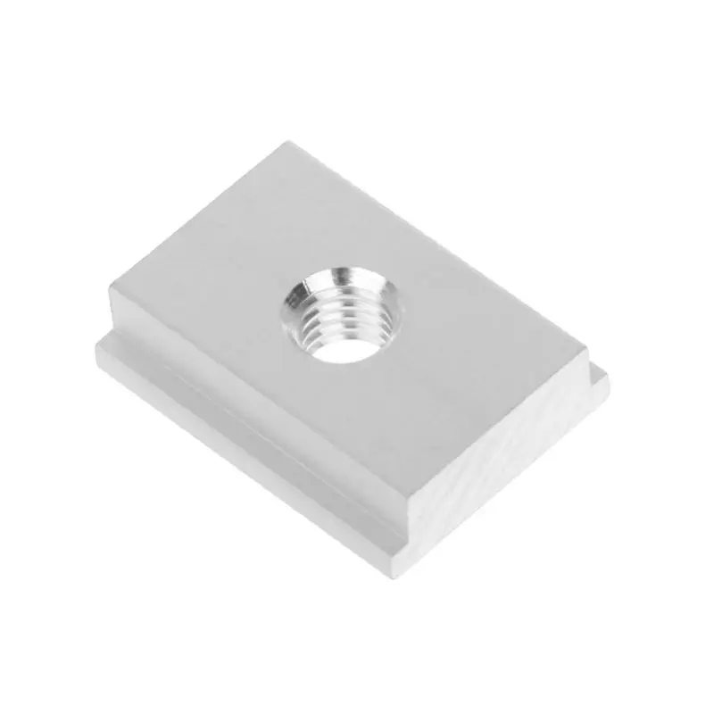 A2UD M6 T-slot T-Slider เลื่อนอ่อนนุชสำหรับงานไม้เครื่องมือ Slot Fastener Jigs Pressi