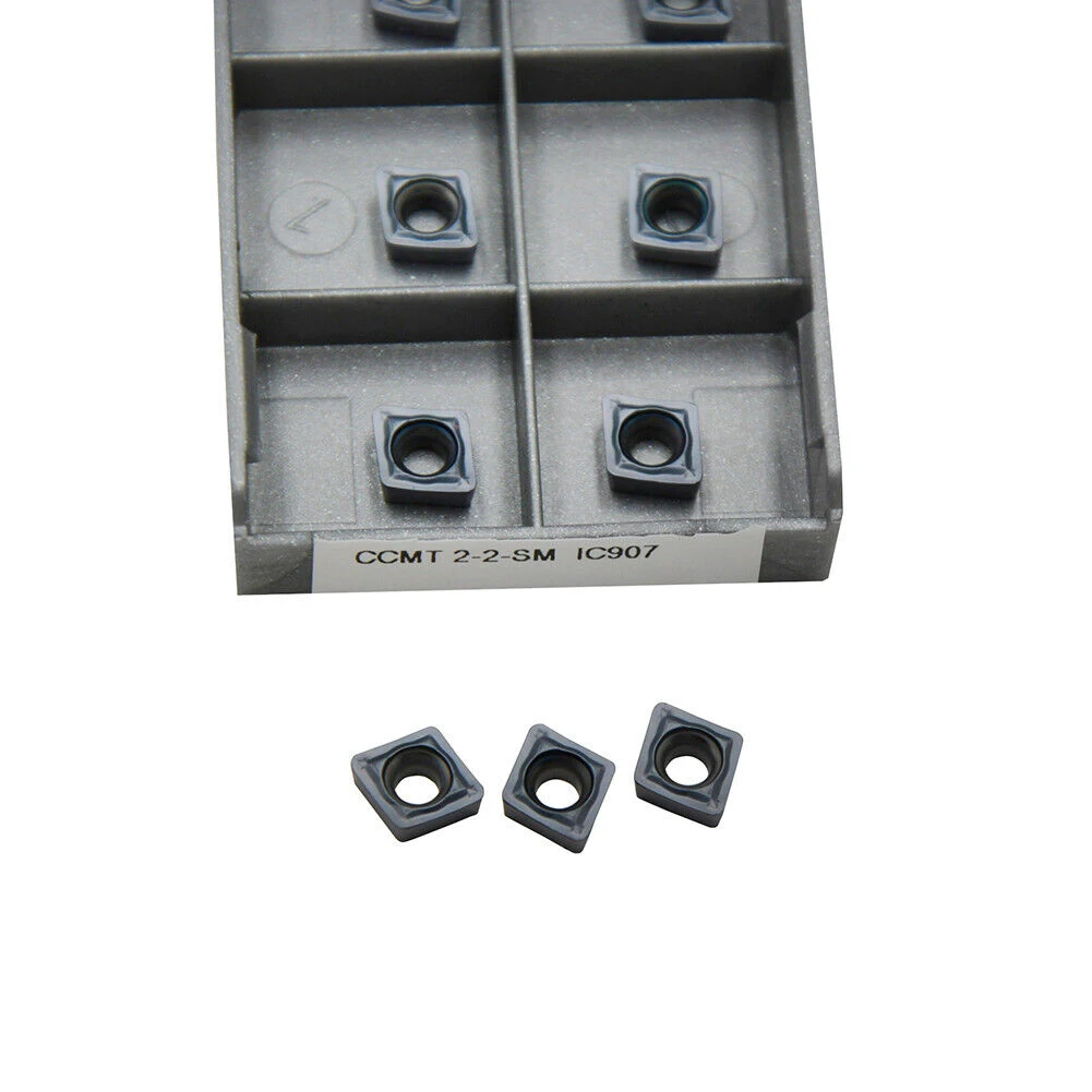 CCMT060208-SM Insert 10pcs CCMT060208-SM Insert Cemented Carbide For Semi-finishing And Finishing CCMT060208-SM