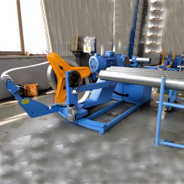 Automatic Spiral Round Air Duct Machine For Buildings Internal Ventilation
