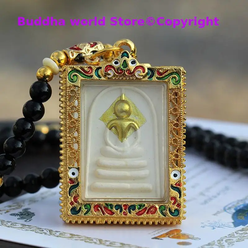 2025 new Thailand temple Divine Buddha card bring fortune GOOD LUCK safe Effective protection temple God card Pendant Amulet