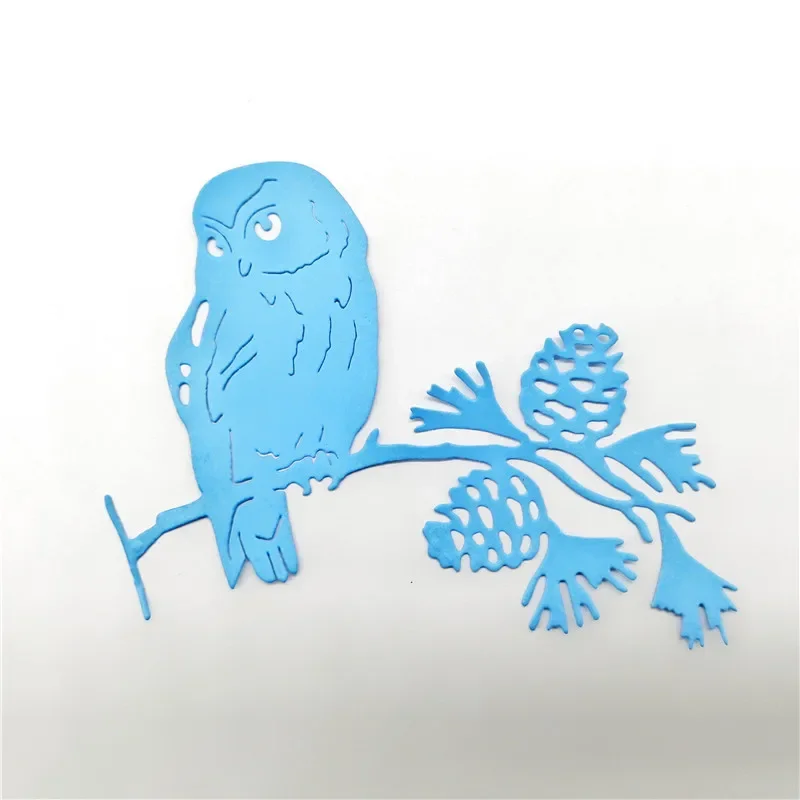 Diy Scrapbook Owl Metal Cutting Dies  Embossed Carbon  Die Paper Mold Etching  Art Background