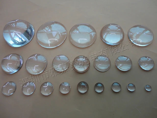 6 8 10 12 13 14 15 16 20 25 30 40 mm Mini szkło optyczne ogniskowa LED optyka Plano wypukłe pojemnościowy szkło LED obiektyw