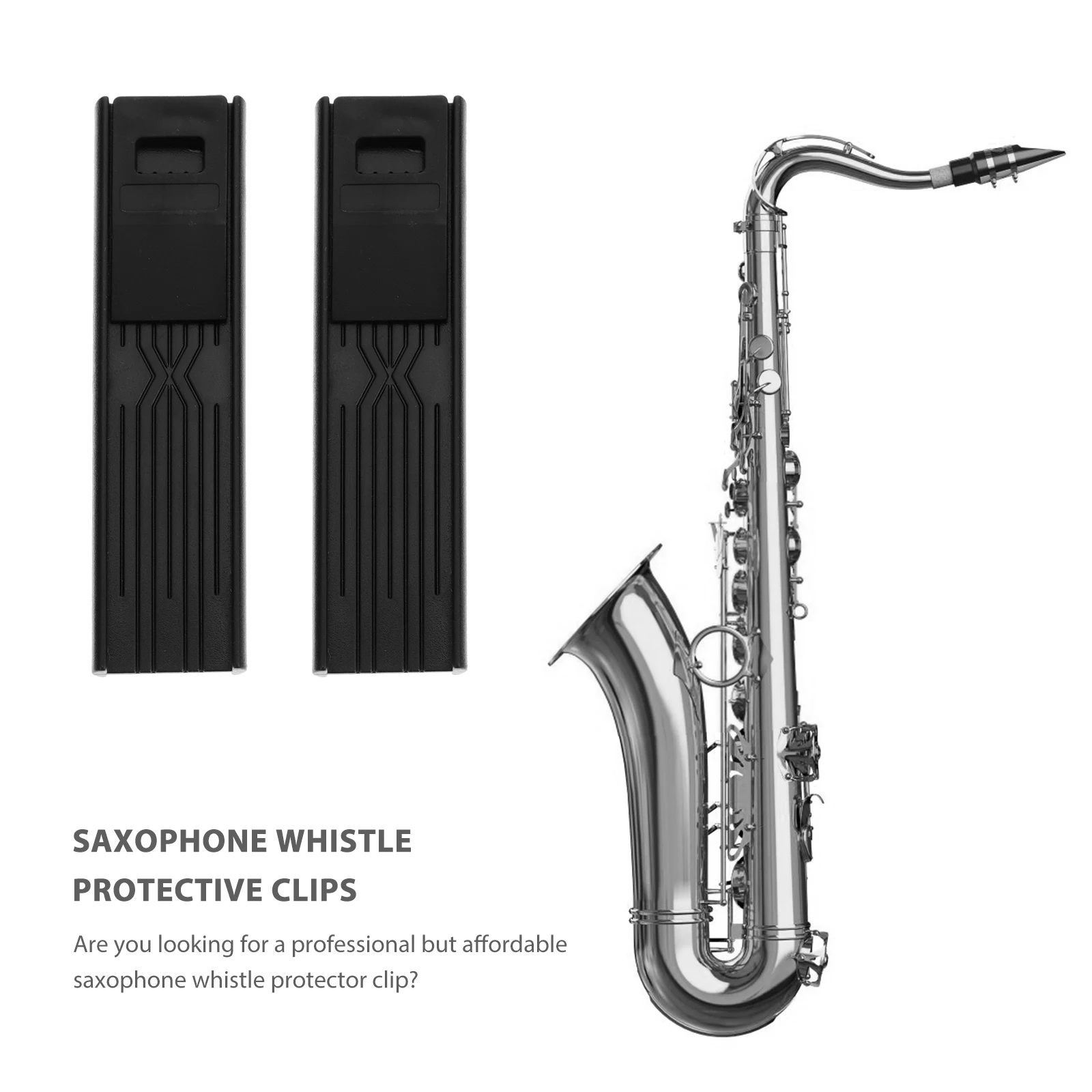 

3 Pcs Reed Protection Clip Music Accessories Saxophone Mouthpiece Fastener Replace