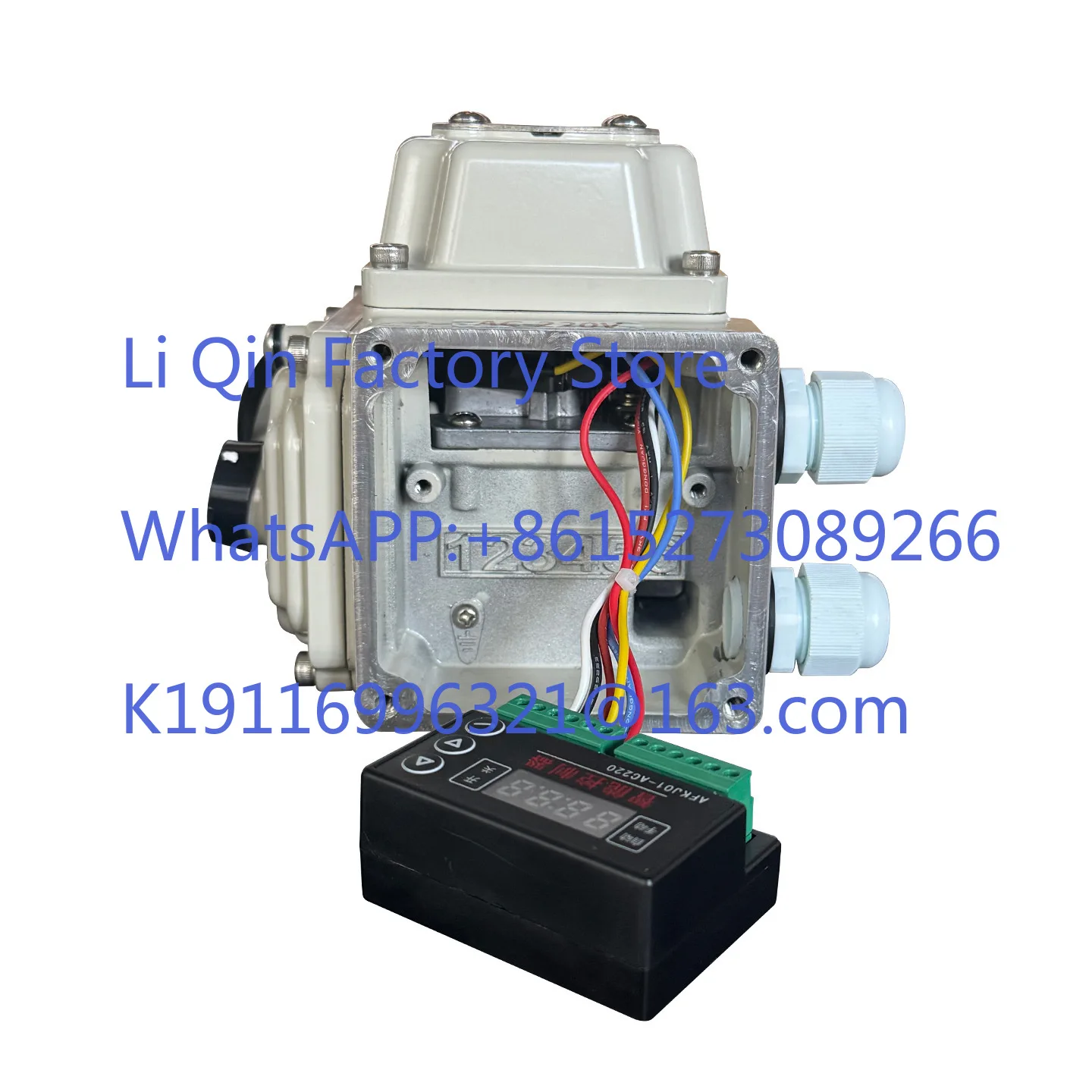 Intelligent small electric actuator remote control butterfly valve ball valve switch