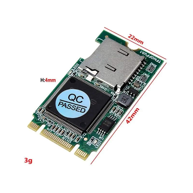 SP M2 NGFF B-KEY To Micro SD SDHC SDXC TF card Rearder T-Flash Card M.2 B Card Adapter Embedded industrial mobile SSD