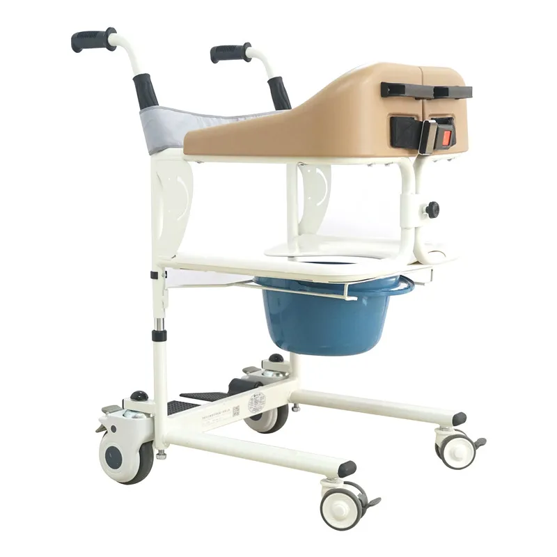 Multi-functional portable hydraulic toilet  for elderly mobile lift toilet chair for rehabilitation care of patients