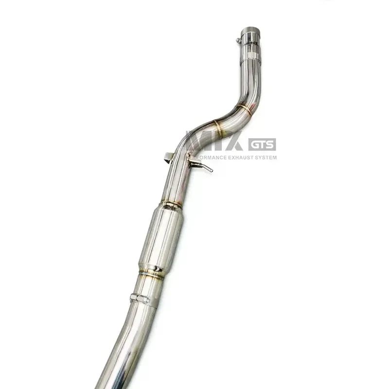 High Performance middle section 304 quality stainless steel car exhaust system for BMW 225 2.0T with silenced exhaust pipe