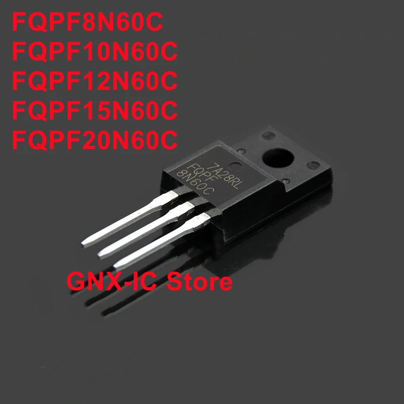 50PCS Original New FQPF8N60C FQPF 8N60C FQPF10N60C 10N60C FQPF12N60C 12N60C FQPF15N60C 15N60C FQPF20N60C 20N60C Mosfet