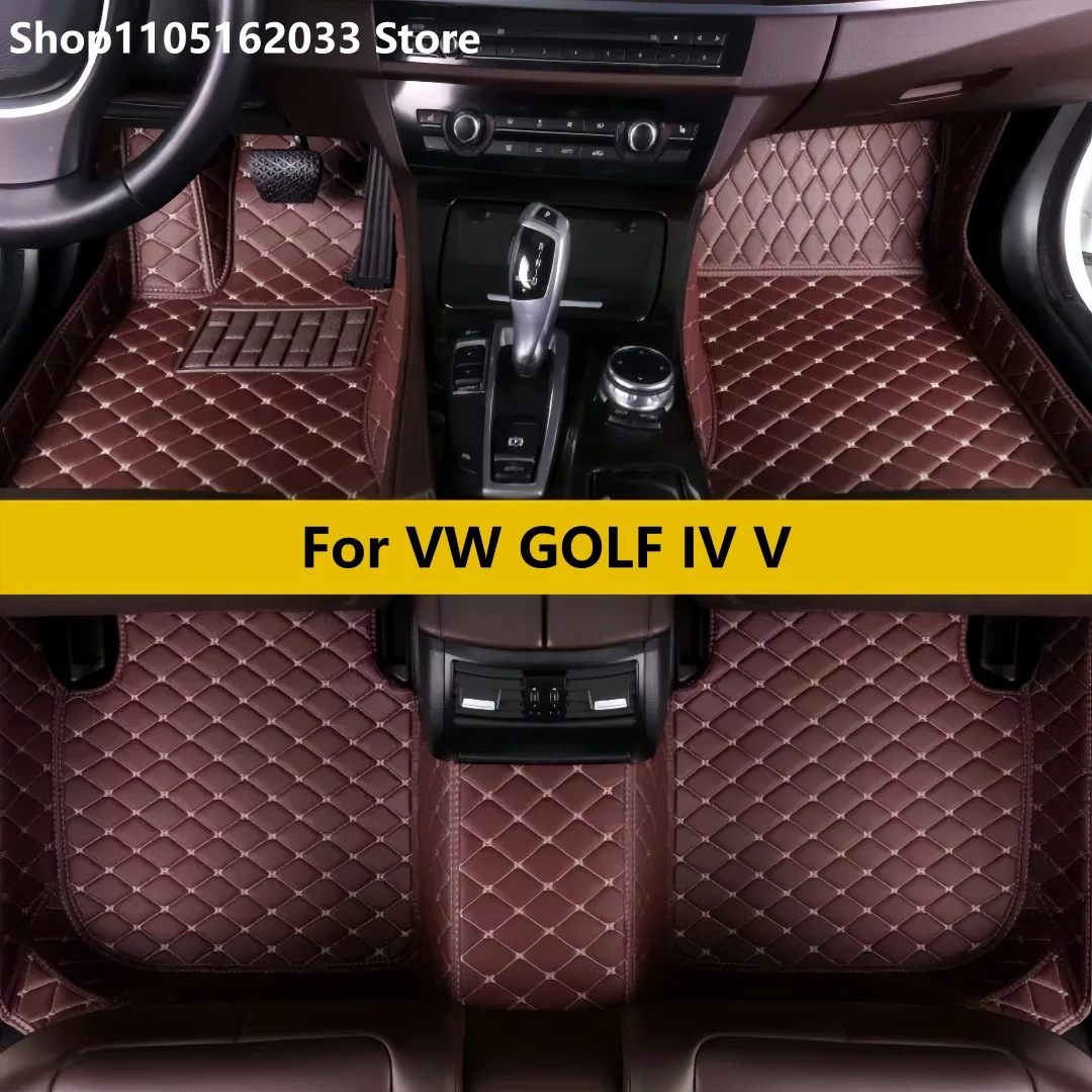 

Custom Car Floor Mats For VW GOLF IV V 1997-2008 4th 5th Auto Carpets Foot Coche Accessorie Easy to clean, slip-resistant
