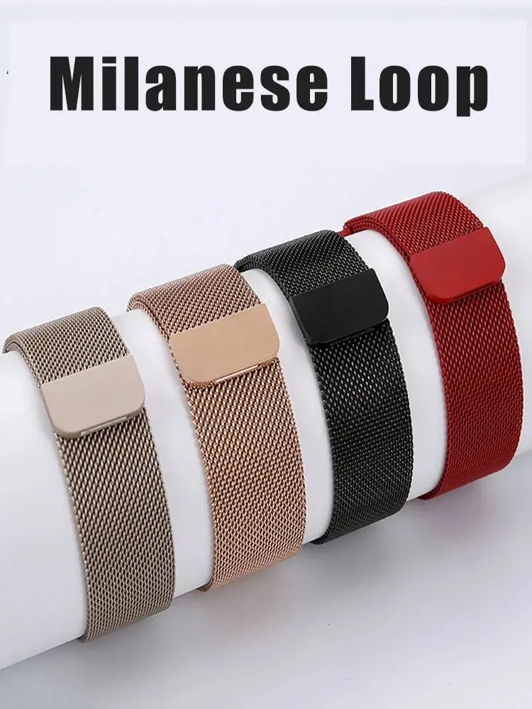 

Milanese Loop Strap for Samsung Galaxy Fit 3 Accessories Stainless Steel metal belt Bracelet Correa Magnetic Galaxy Fit3 band