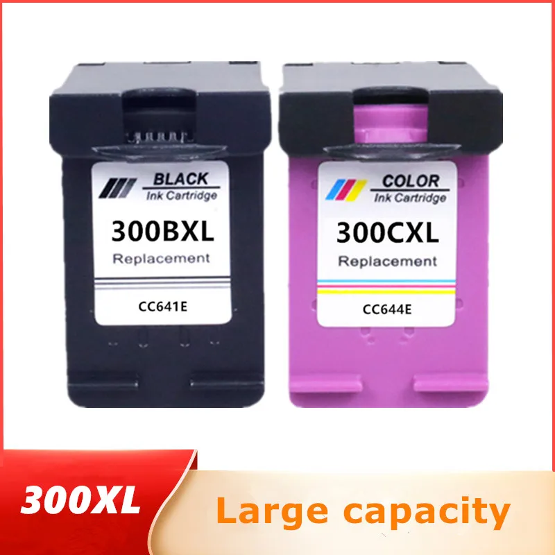 Compatible 300XL Remanufactured Ink Cartridges for HP 300 for hp300 for Deskjet D1660 D2560 D2660 D5560 F2420 F2480 F2492 F4210