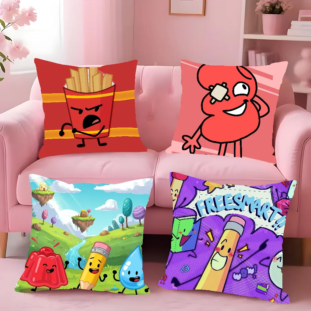 Game Battle For Dream Island cushion cover Anti-dustmite Sofa Cushion Decorative Office Cover Lounge Area Indoor & Outdoor Use