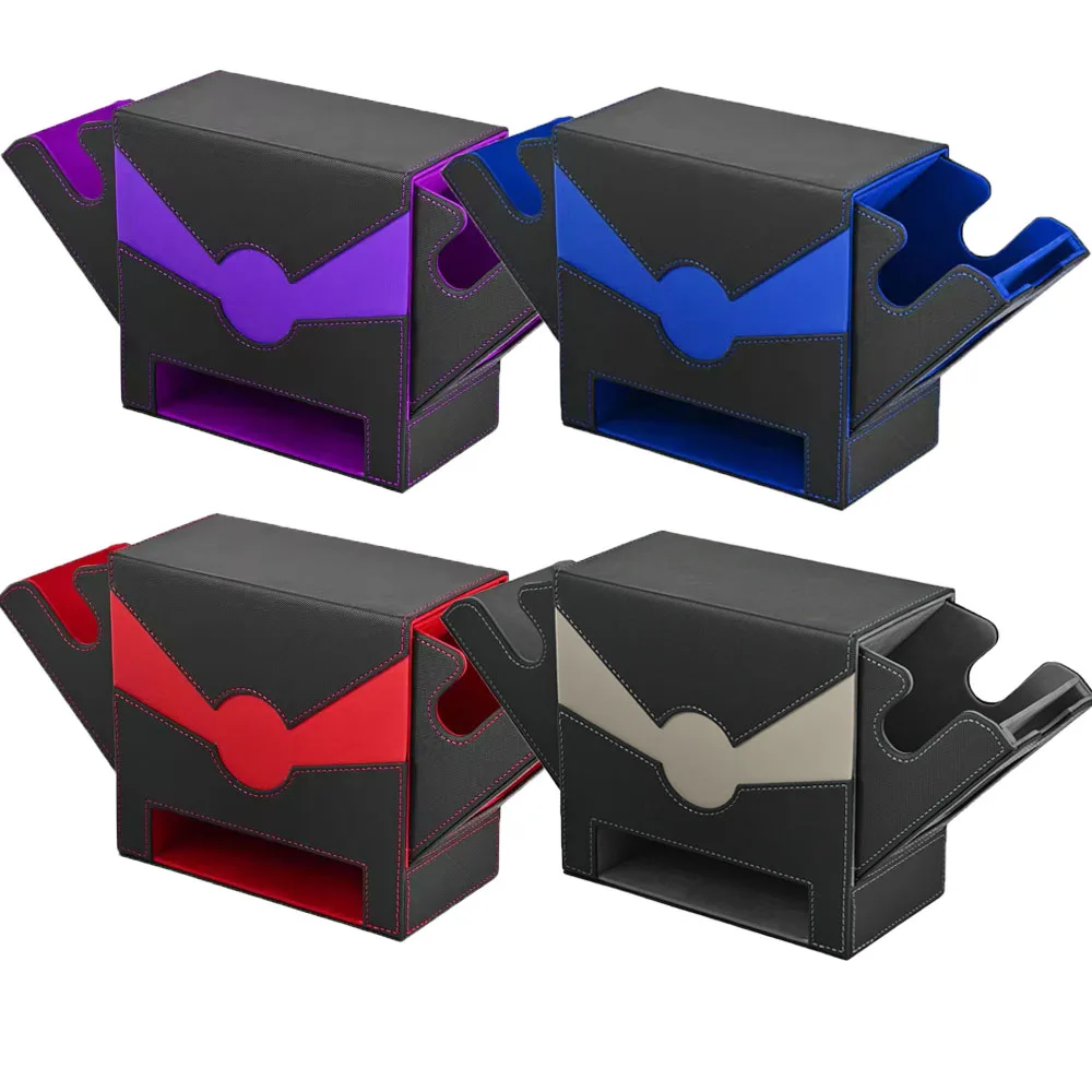 Deck Card Game Box For MTG TCG Sports Cards Trading Card Storage Box Cards Deck Cases With Covers And Dividers