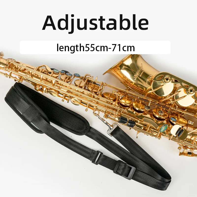 E-Flat Alto Tenor Sopran Saxophon Gurt, Umhängegurt, Hängebügel, Gurt für elektrische Blasinstrumente, Musikinstrumentenzubehör – Detail 2