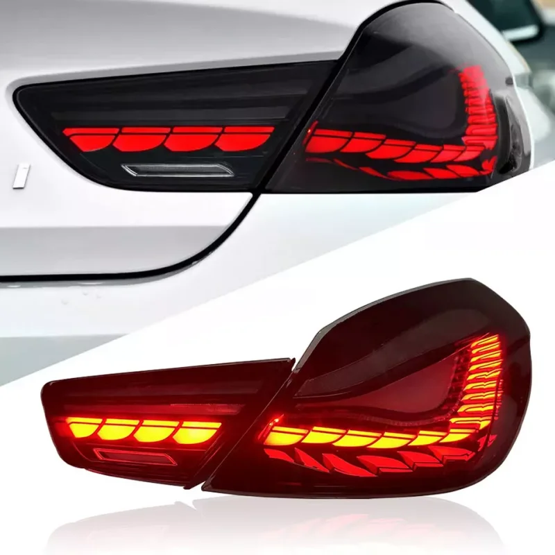 لسيارات BMW 6-Series F06 F12 مجموعة الضوء الخلفي 10-17 تعديل LED التنين مقياس تشغيل ضوء بدوره إشارات الضوء الخلفي