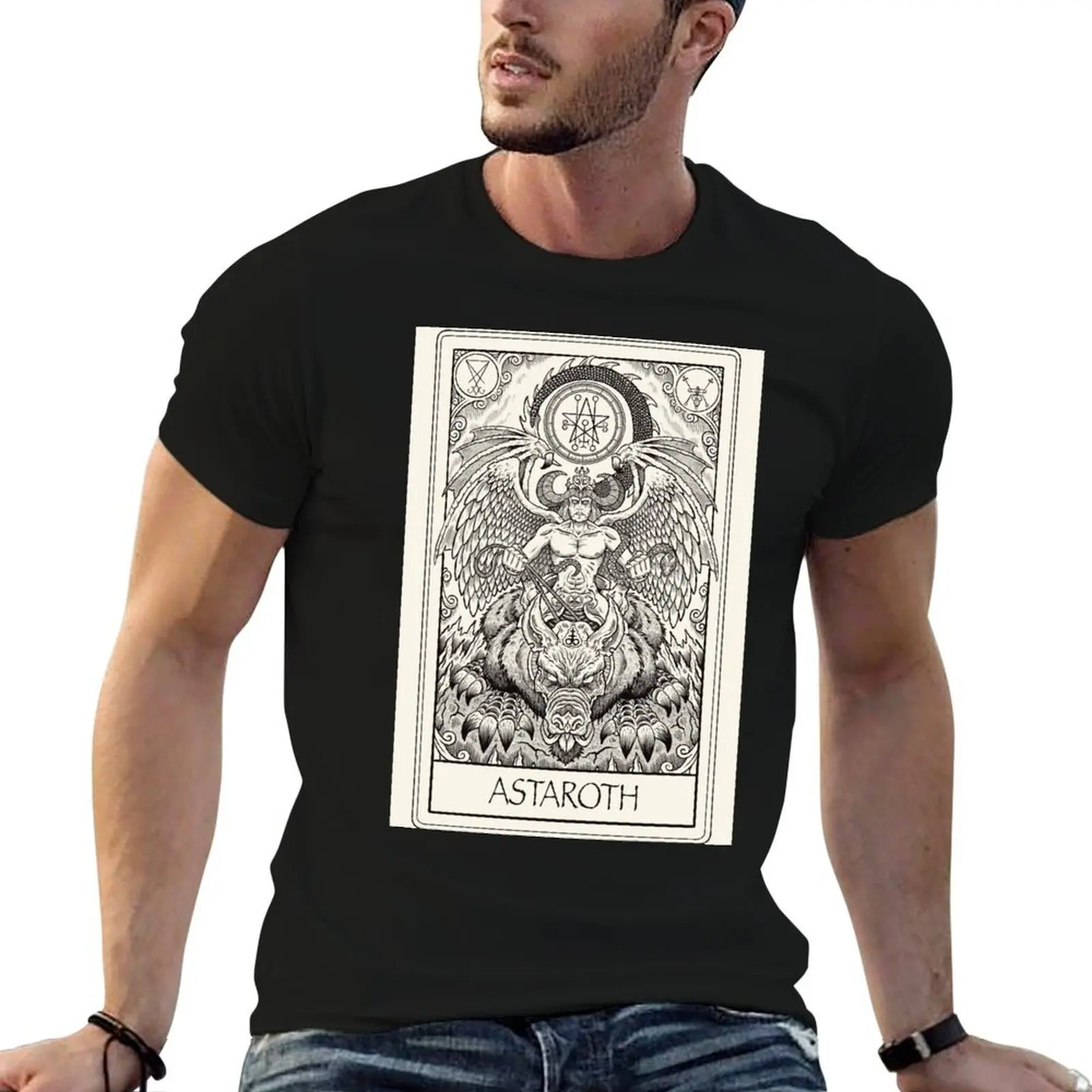 The demon Astaroth. T-Shirt Basic Daily Outfit Short Sleeve Tee