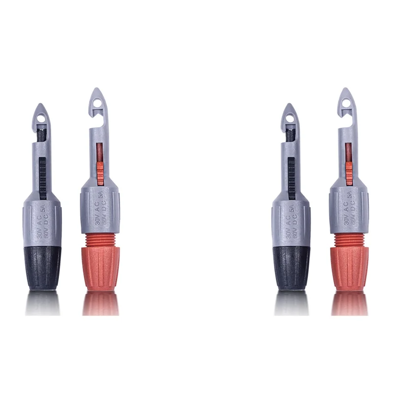 

AB41-2X TP81 Insulation Piercing Clip Set, Banana Plug Connections,Wire Piercing Probe Insulation Piercing Clip Set 4Mm