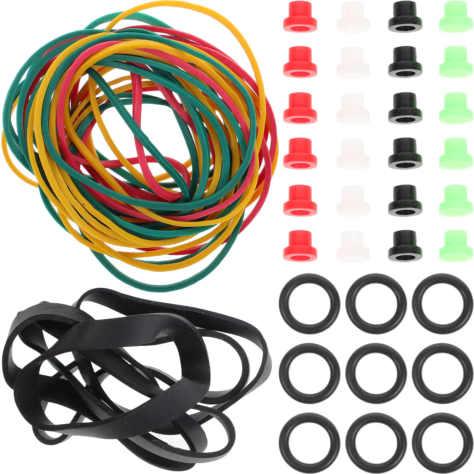 

270Pcs Anti-Vibration Rubber Band Supplies Kit Professional Pin Cushion for Tattoo Tools DIY Accessories