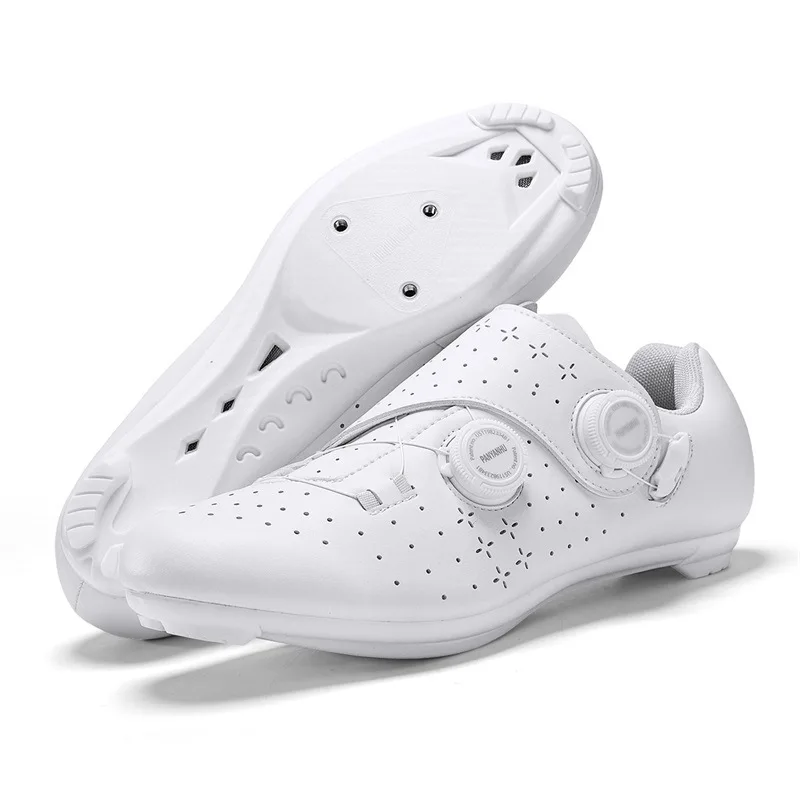 Bild 3: Atmungsaktive Rennradschuhe, Klicksystem-Fahrradschuhe, leichte, rutschfeste, abriebfeste Fahrrad-Rennschuhe
