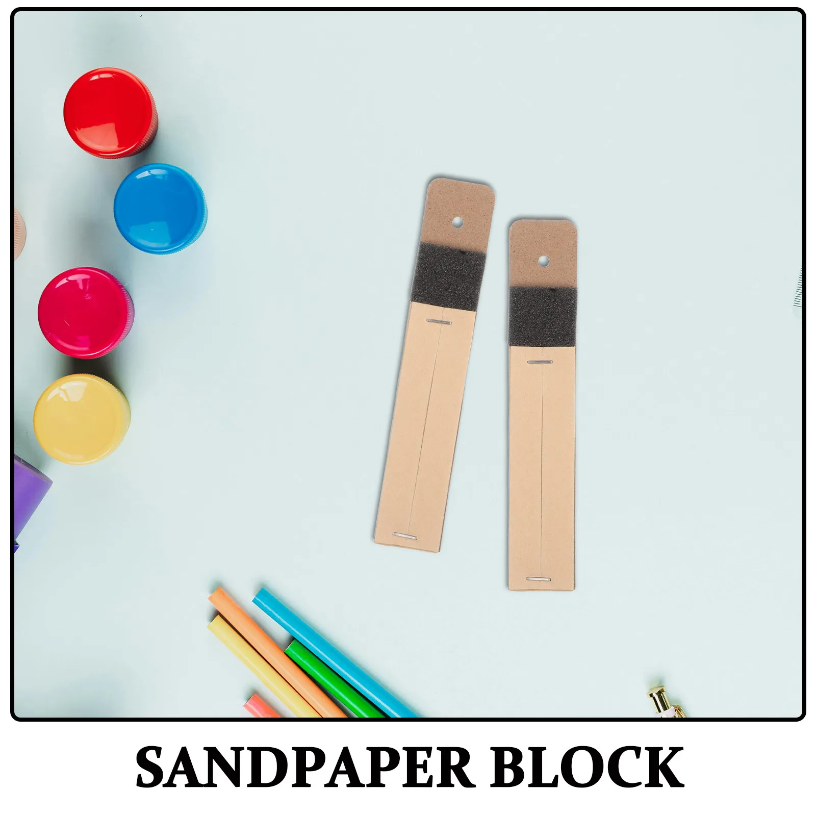 10Pcs Drawing Pencil Sharpener Sandpaper Pad for Artists Teens Charcoal Crayon Pastel Sticks Portable Sketching Tool Precision