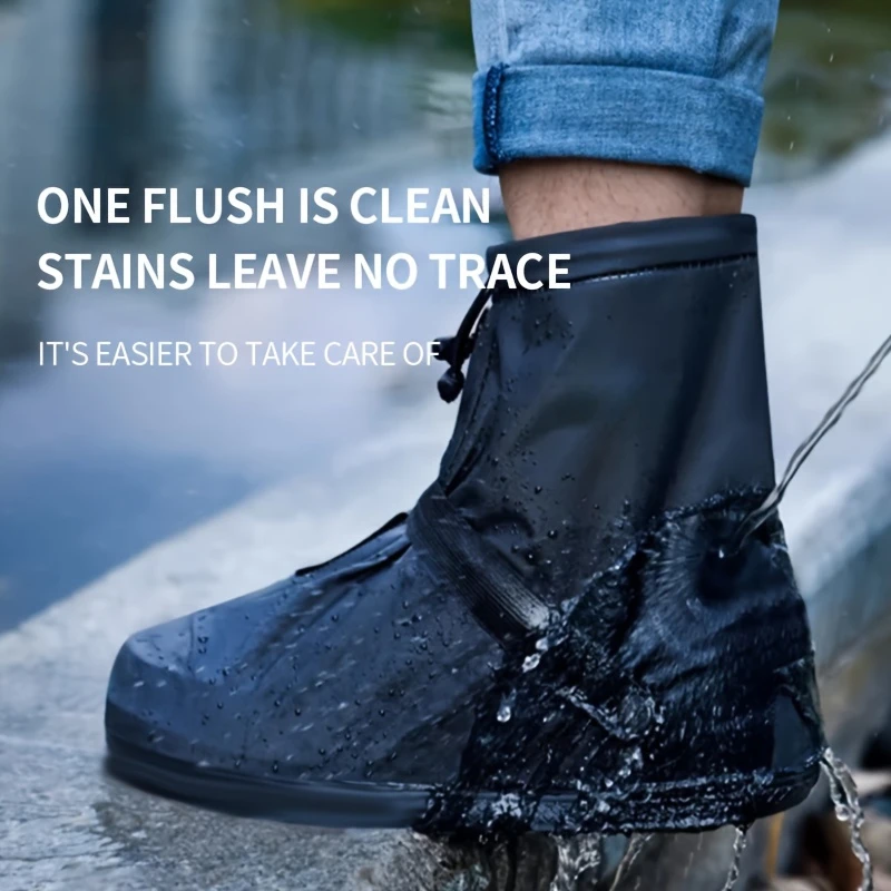 

Водонепроницаемые бахилы из ПВХ, противоскользящие защитные бахилы от дождя, моющиеся вручную — подходят для кемпинга, рыбалки, езды на велосипеде