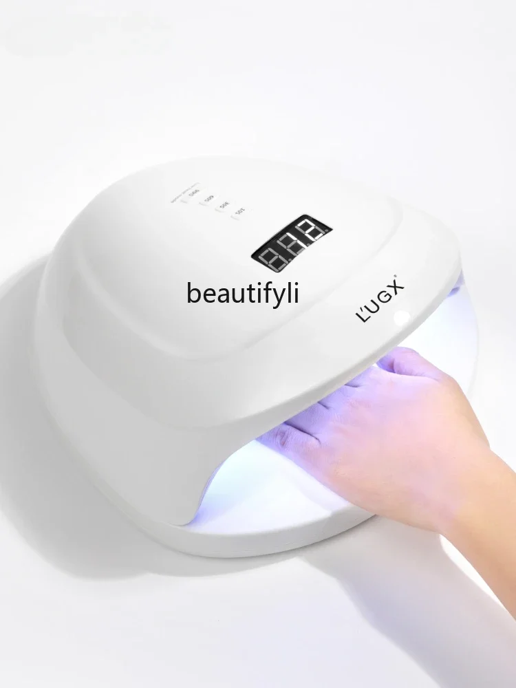 Rechargeable Hot Lamp Phototherapy Machine Quick-Drying Gel Nail Polish Heating Lamp for Nail Beauty Shop UV Lamp