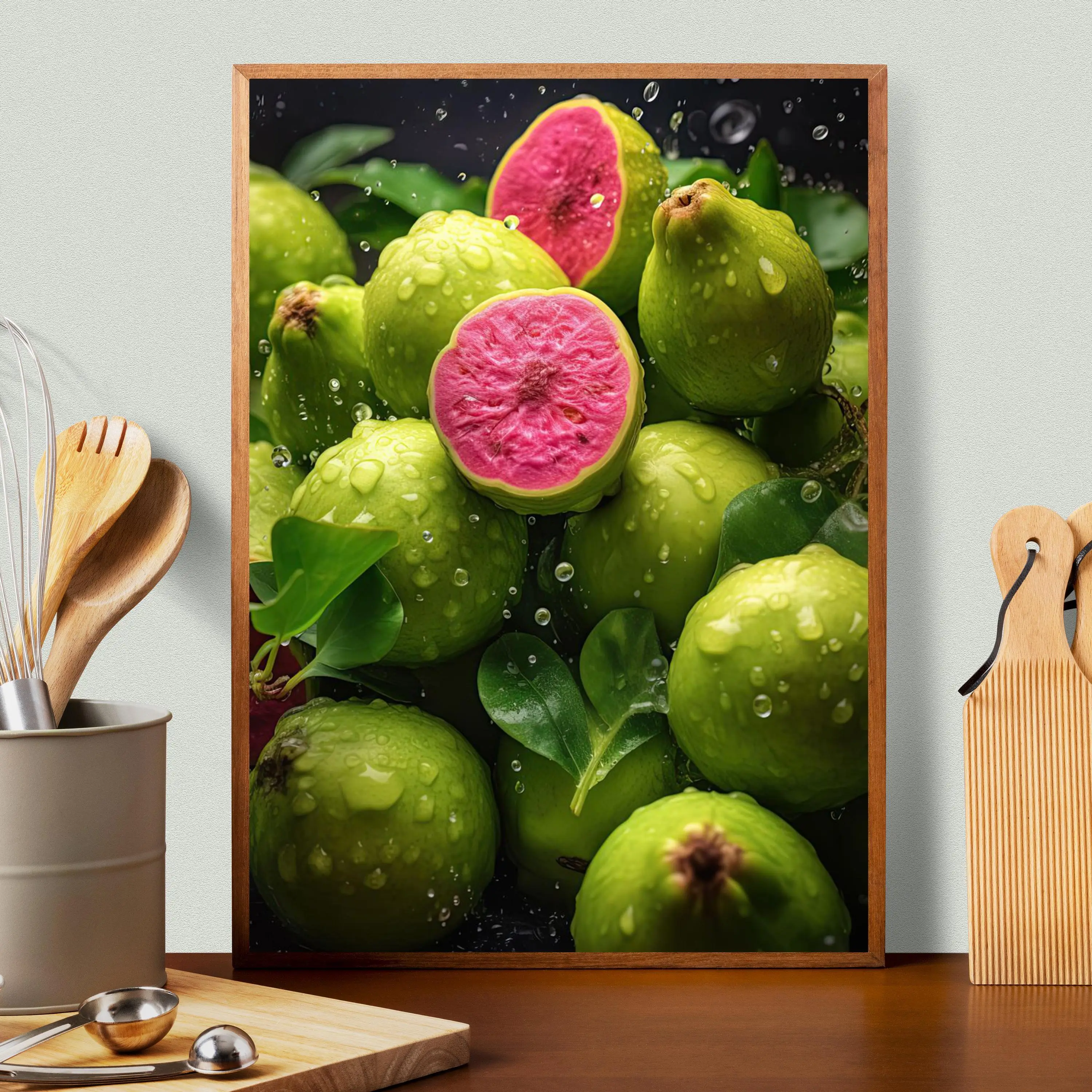 NEW 2026  Fresh Fruit Strawberries Watermelon Blueberries Kitchen Decor Poster Canvas Paintings
