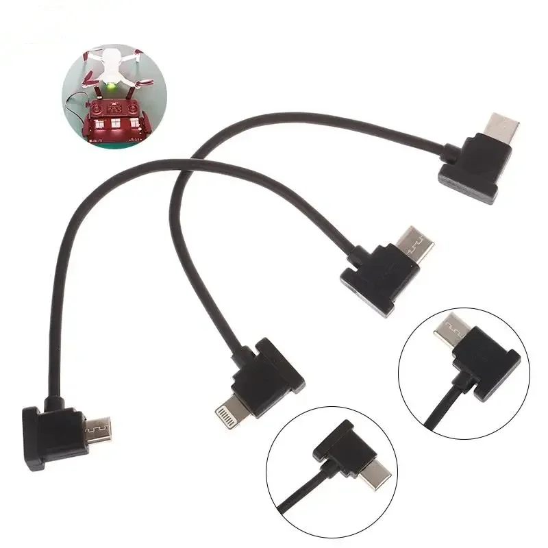 15cm Extended Data Cable Type-C Adapter Wire Connector Mobile Phone Tablet Data Line for DJI Mavic 2/Ari 2/2S/Mini 2 Drone
