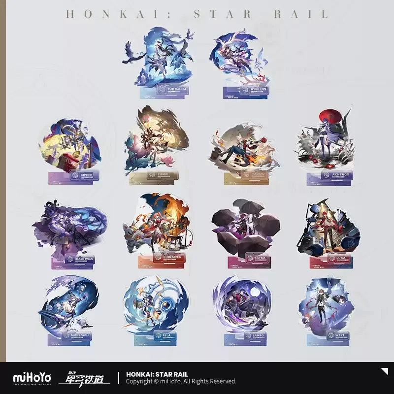 

Genuine Honkai: Star Rail ambitus acrylic standing sign colleagues Kafka Cipher Jiao qiu Kafka Welt Yang collect gift