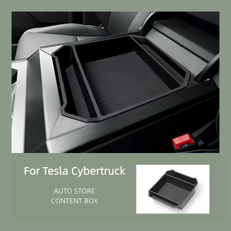 Suitable for Tesla Cybertruck Armrest Box Storage Box Storage Box
