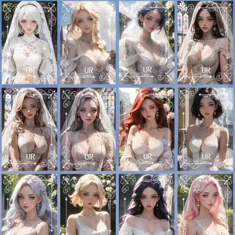 Wholesale Goddess Story Collection Cards Rose Reflection A6  Waifu Character Limited Edition Trading Cards Games Gift Toys