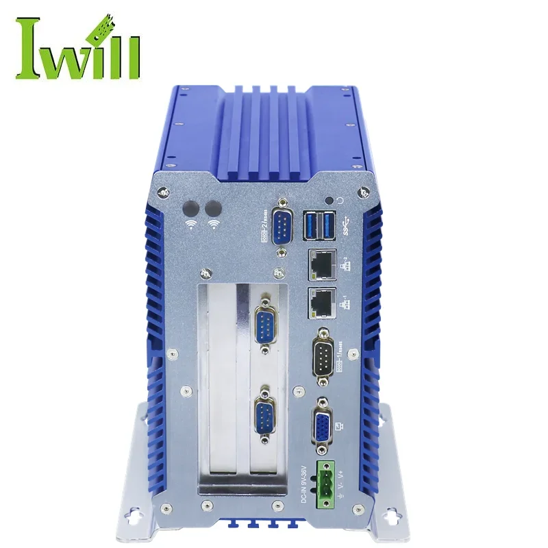 

Power Input 9V To 36V Fanless Dual Lan Mini Computer In-tel Cele-ron 3867U Embedded Industrial Pc With 2 PCI For Vending Machine