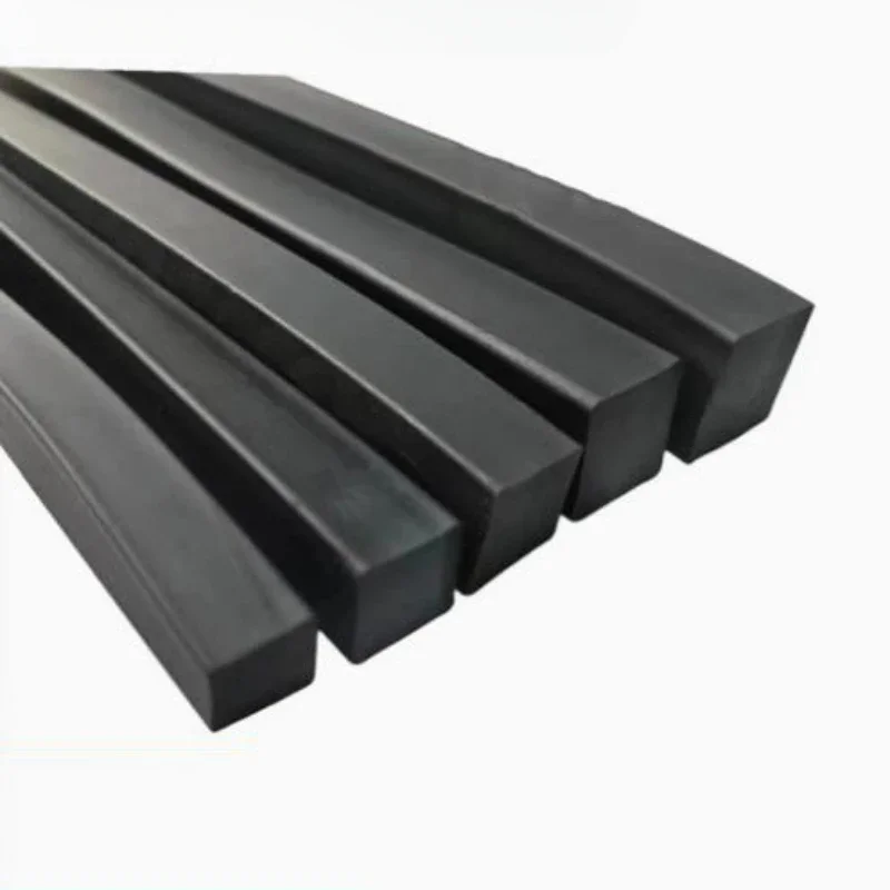 Schwarzer massiver NBR-Nitrilkautschuk-Vierkantstreifen 1-10M ölbeständig für Marineabdichtungen 3x3mm bis 22x22mm – Detail 2