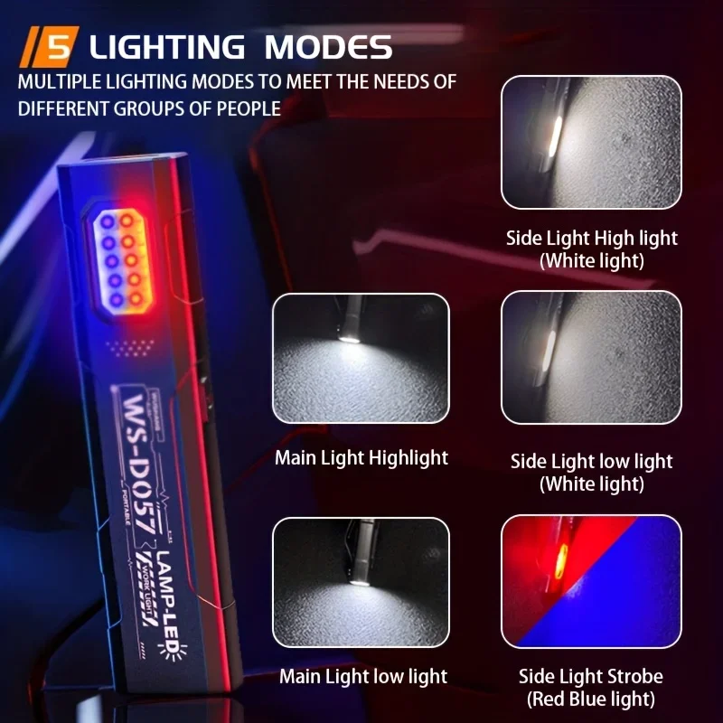 Super Bright LED Flashlight,Rechargeable Handheld Torch,Multi Modes Portable Waterproof Flashlight for Camping Hiking Emergency