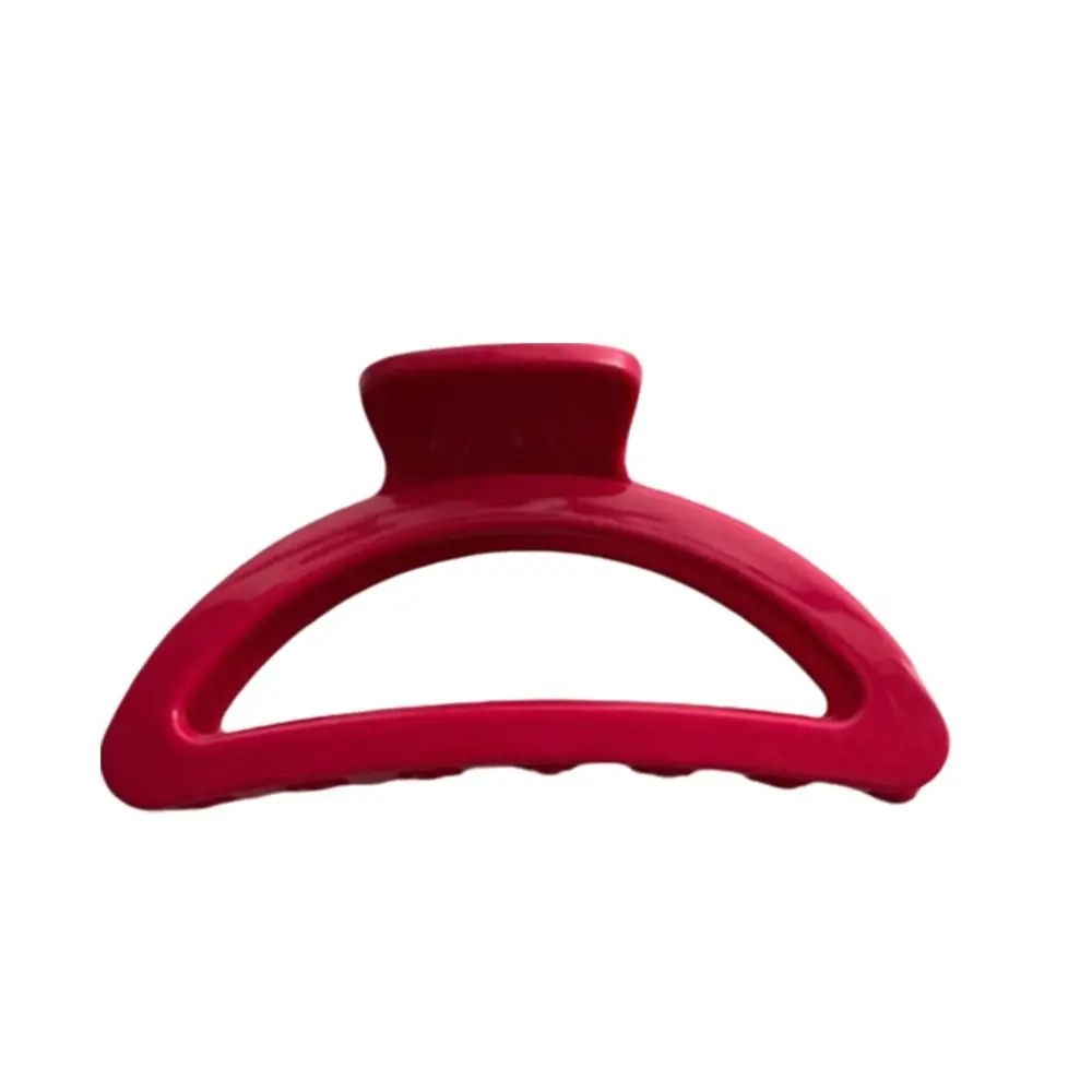 

Flexible Unsnappable Hair Claw Clips Anti Collision Protection Non-Slip Ponytail Hairpins Soft Silicone Comfortable Shark Clip