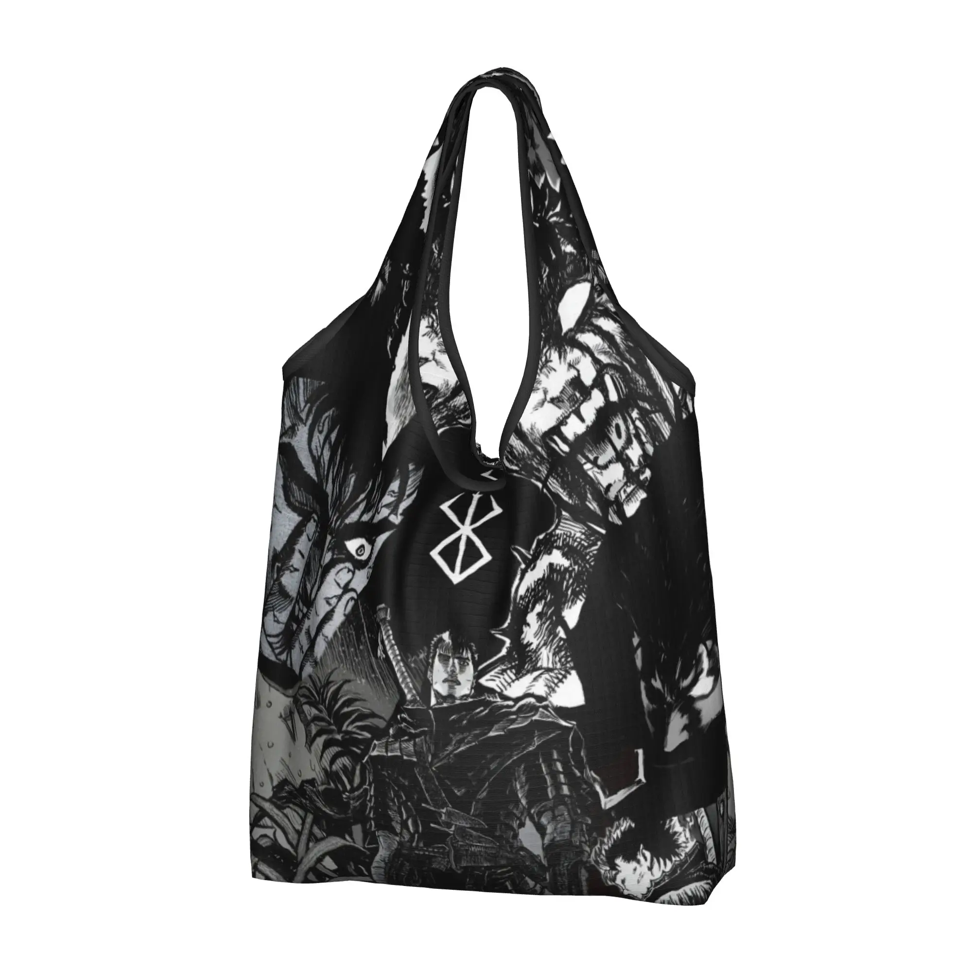 Cute Printing Classic Anime B-Bereserks Tote Shopping Bags Portable Shopper Shoulder Hot Handbag
