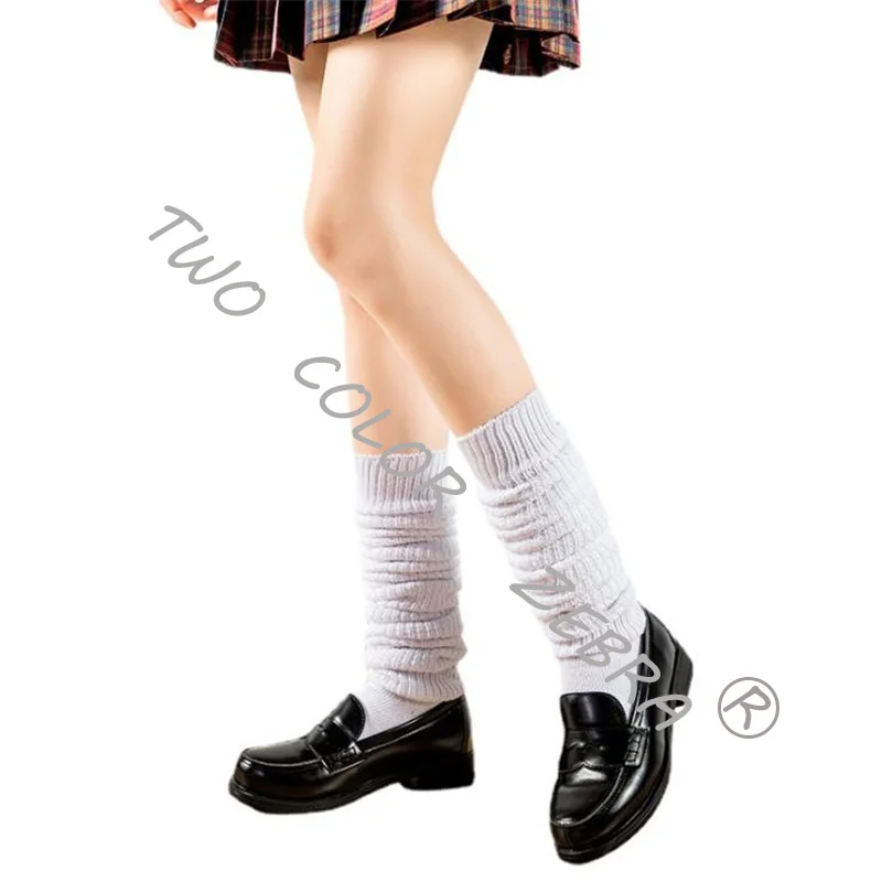 Nhật Bản Slouch Tất Rời Giày Vớ Cổ Lolita Cô Gái Ngọt Ngào Bao Tay Chân Dệt Kim Chân Bao Ấm Tất Kéo Dài Thời Gian Đống Đống Tất